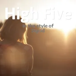 Omslagsbild för High Five - Sigrid karaokeversion