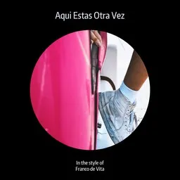 Cover art for Aqui Estas Otra Vez - Franco de Vita karaoke version