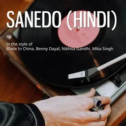Omslagsbild för Sanedo (Hindi) - Benny Dayal,Made In China,Mika Singh,Nikhita Gandhi karaokeversion