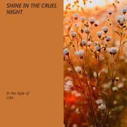 Titelbild für Shine in the Cruel Night - LiSA Karaoke-Version