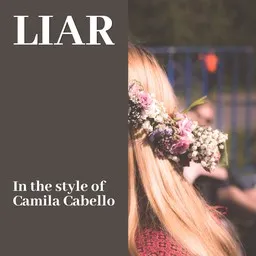 Omslagsbild för Liar - Camila Cabello karaokeversion