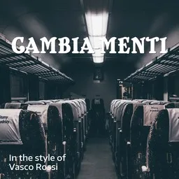 Cover art for Cambia-menti - Vasco Rossi karaoke version