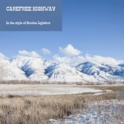 Cover art for Carefree Highway - Gordon Lightfoot karaoke version