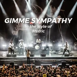Omslagsbild för Gimme Sympathy - Metric karaokeversion