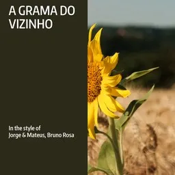 Titelbild für A Grama Do Vizinho - Bruno Rosa,Jorge & Mateus Karaoke-Version