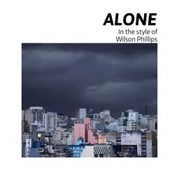 Cover art for Alone - Wilson Phillips karaoke version
