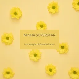Cover art for Minha Superstar - Erasmo Carlos karaoke version