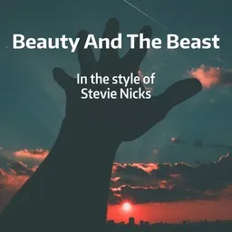Karaokekappaleen Beauty And The Beast - Stevie Nicks kansikuva