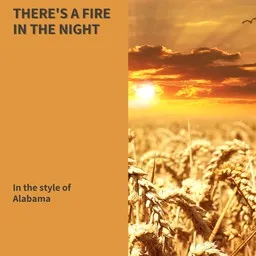 Cover art for There's a Fire In the Night - Alabama karaoke version