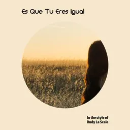 Cover art for Es Que Tu Eres Igual - Rudy La Scala karaoke version