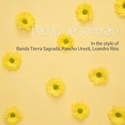 Cover art for Debajo del sombrero - Banda Tierra Sagrada,Leandro Ríos,Pancho Uresti karaoke version