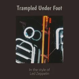 Cover art for Trampled Under Foot - Led Zeppelin karaoke version