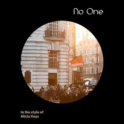 Titelbild für No One - Alicia Keys Karaoke-Version