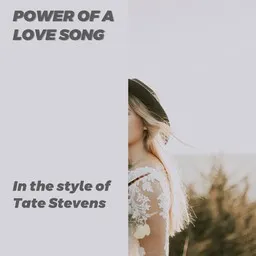 Karaokekappaleen Power of a Love Song - Tate Stevens kansikuva