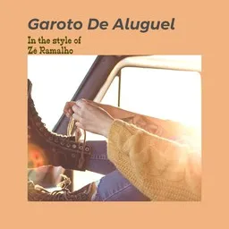 Cover art for Garoto De Aluguel - Zé Ramalho karaoke version