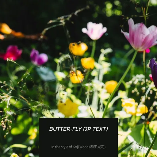 Butter-Fly (JP text) - Karaoke