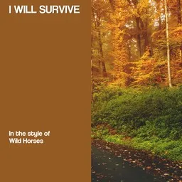 Karaokekappaleen I Will Survive - Wild Horses kansikuva