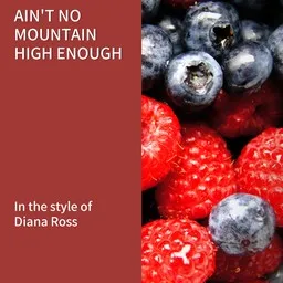 Omslagsbild för Ain't No Mountain High Enough - Diana Ross karaokeversion