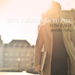 Titelbild für Vivo Y Muero En Tu Piel - Jennifer Peña Karaoke-Version