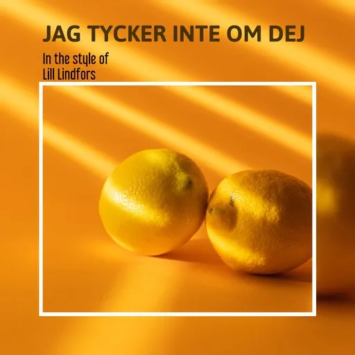 Karaoke Jag tycker inte om dej von Lill Lindfors — mit Songtext mitsingen auf Singa