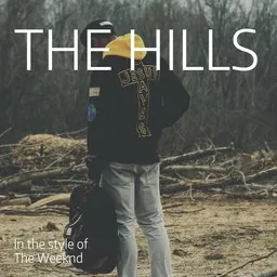 Karaokekappaleen The Hills - The Weeknd kansikuva
