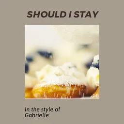 Cover art for Should I Stay - Gabrielle karaoke version