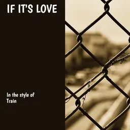 Titelbild für If It's Love - Train Karaoke-Version