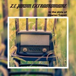 Cover art for Le Jardin Extraordinaire - Charles Trenet karaoke version