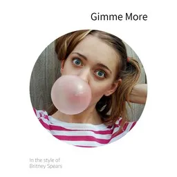 Cover art for Gimme More - Britney Spears karaoke version