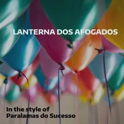 Karaokekappaleen Lanterna Dos Afogados - Paralamas do Sucesso kansikuva