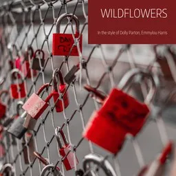 Karaokekappaleen Wildflowers - Dolly Parton,Emmylou Harris kansikuva