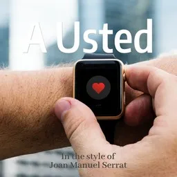 Cover art for A Usted - Joan Manuel Serrat karaoke version