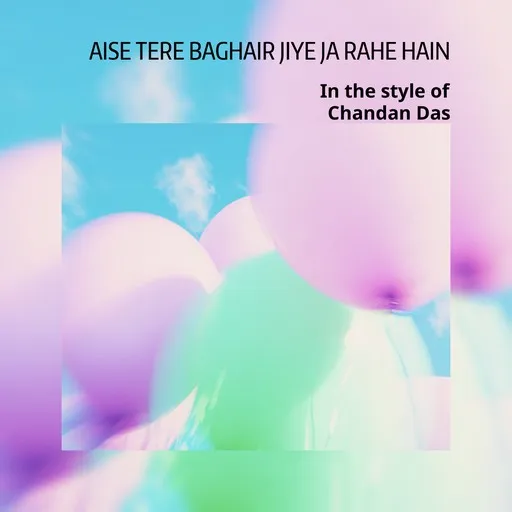 Karaoke Aise Tere Baghair Jiye Ja Rahe Hain by Chandan Das — sing along with lyrics on Singa