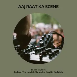 Cover art for Aaj Raat Ka Scene - Badshah,Jazbaa (The Movie),Shraddha Pandit karaoke version