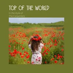 Cover art for Top Of The World - The Carpenters karaoke version