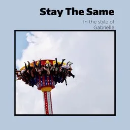 Cover art for Stay The Same - Gabrielle karaoke version