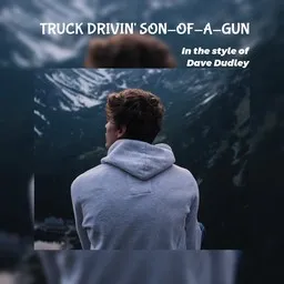 Cover art for Truck Drivin' Son-Of-A-Gun - Dave Dudley karaoke version
