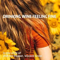 Cover art for Drinking Wine Feeling Fine - Olaf der Flipper,Vincent Gross karaoke version