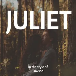 Cover art for Juliet - Lawson karaoke version