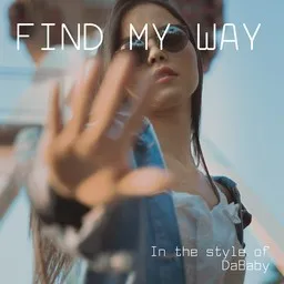 Cover art for Find My Way - DaBaby karaoke version