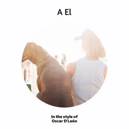 Cover art for A El - Oscar D'León karaoke version