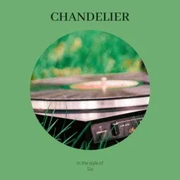 Titelbild für Chandelier (Piano Version) - Sia Karaoke-Version