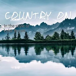 Cover art for Country On - Luke Bryan karaoke version