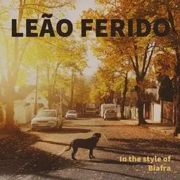 Cover art for Leão Ferido - Biafra karaoke version
