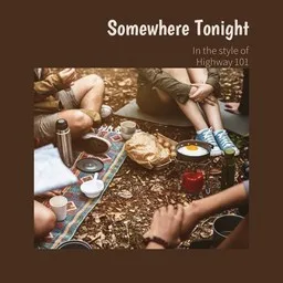 Cover art for Somewhere Tonight - Highway 101 karaoke version