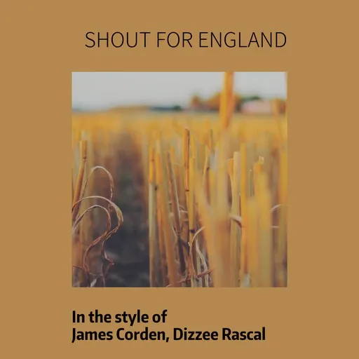 Karaoke Shout For England av Dizzee Rascal, James Corden — sjung med på texten på Singa