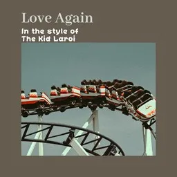 Cover art for Love Again - The Kid Laroi karaoke version