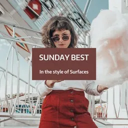 Karaokekappaleen Sunday Best - Surfaces kansikuva
