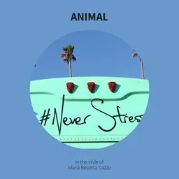 Cover art for Animal - Cazzu,Maria Becerra karaoke version