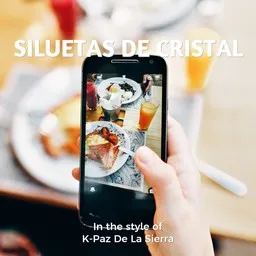 Cover art for Siluetas De Cristal - K-Paz De La Sierra karaoke version